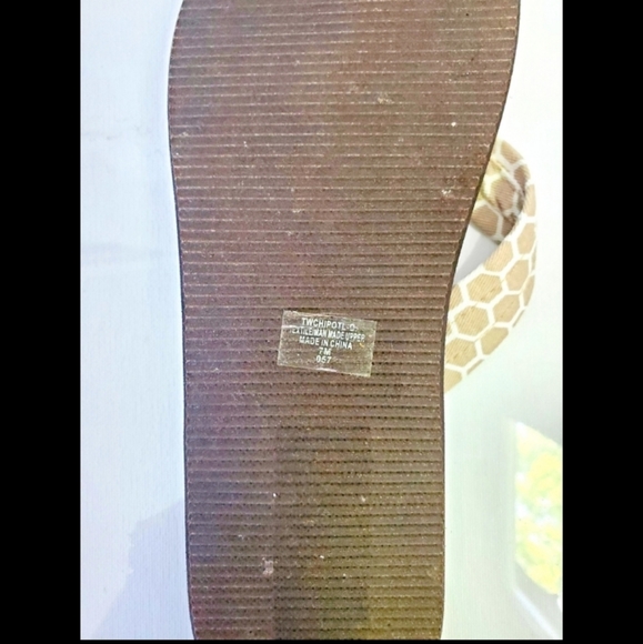 Tommy Hilfiger Canvas & Leather Flip Flops - Picture 3 of 3